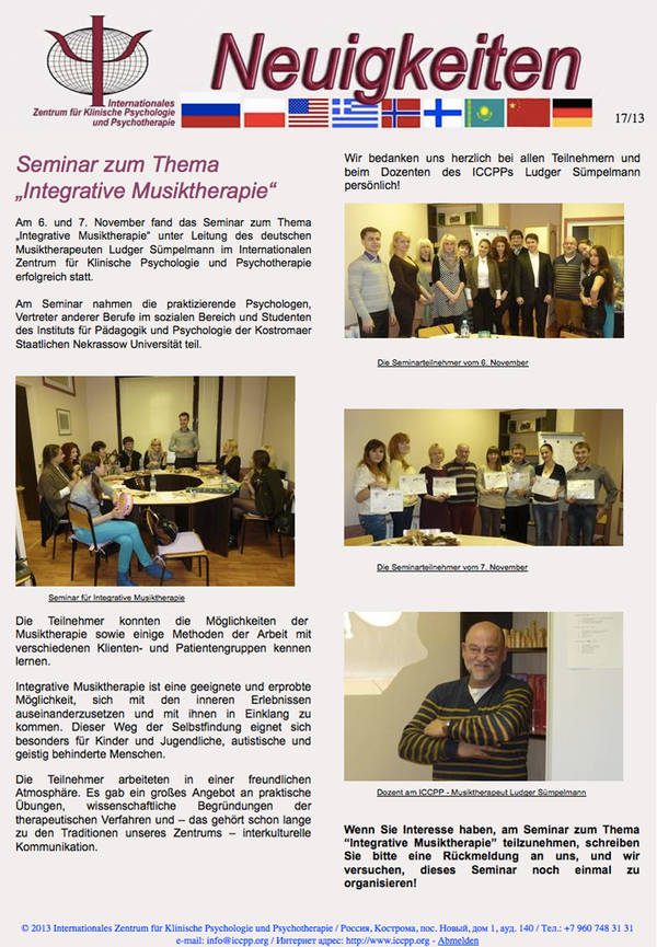 Newsletter Deutsch