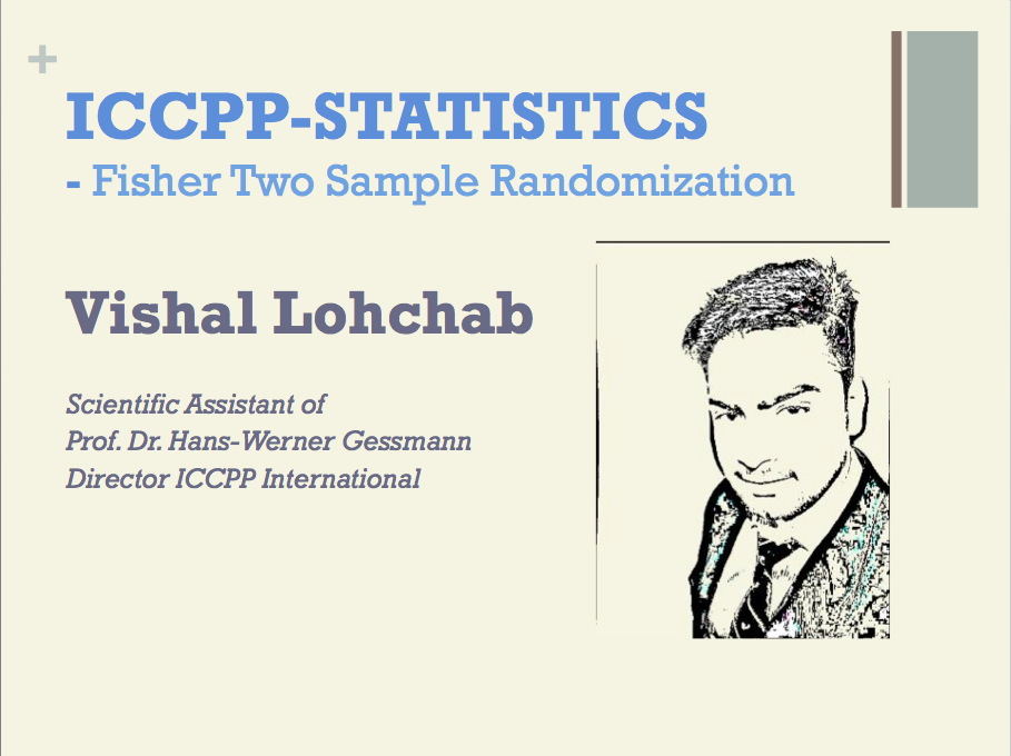 ICCPP-Statistics for Fisher Two Sample Randomization