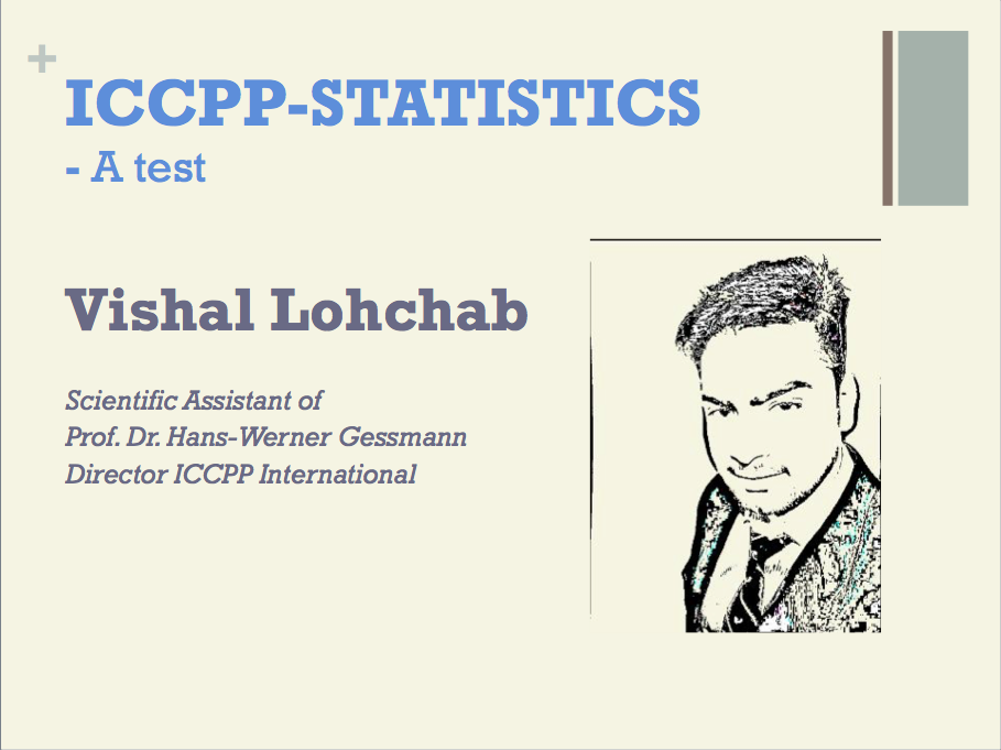 ICCPP-Statistics for A Test