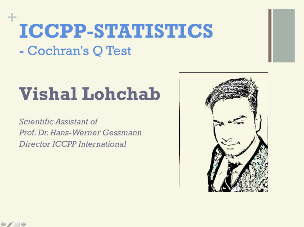 ICCPP-Statistics for Cochran's Q Test
